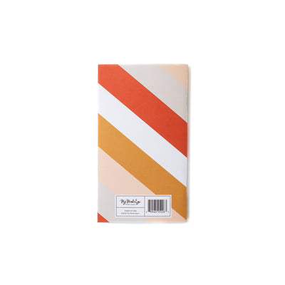 Diagonal Stripes Mini Notebook