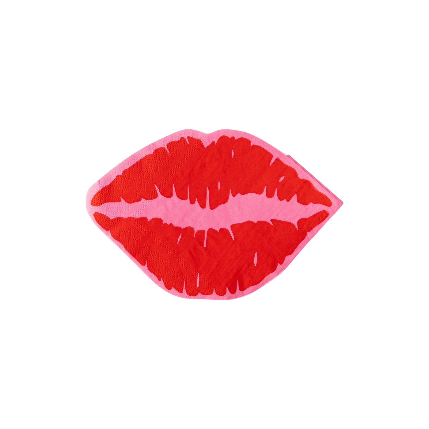 Valentine Lips Shaped Napkins