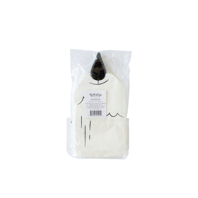 Witching Hour Candle Shaped Napkin
