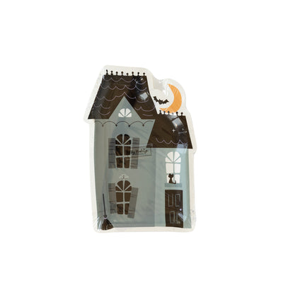 Witching Hour Haunted House Shaped Plate