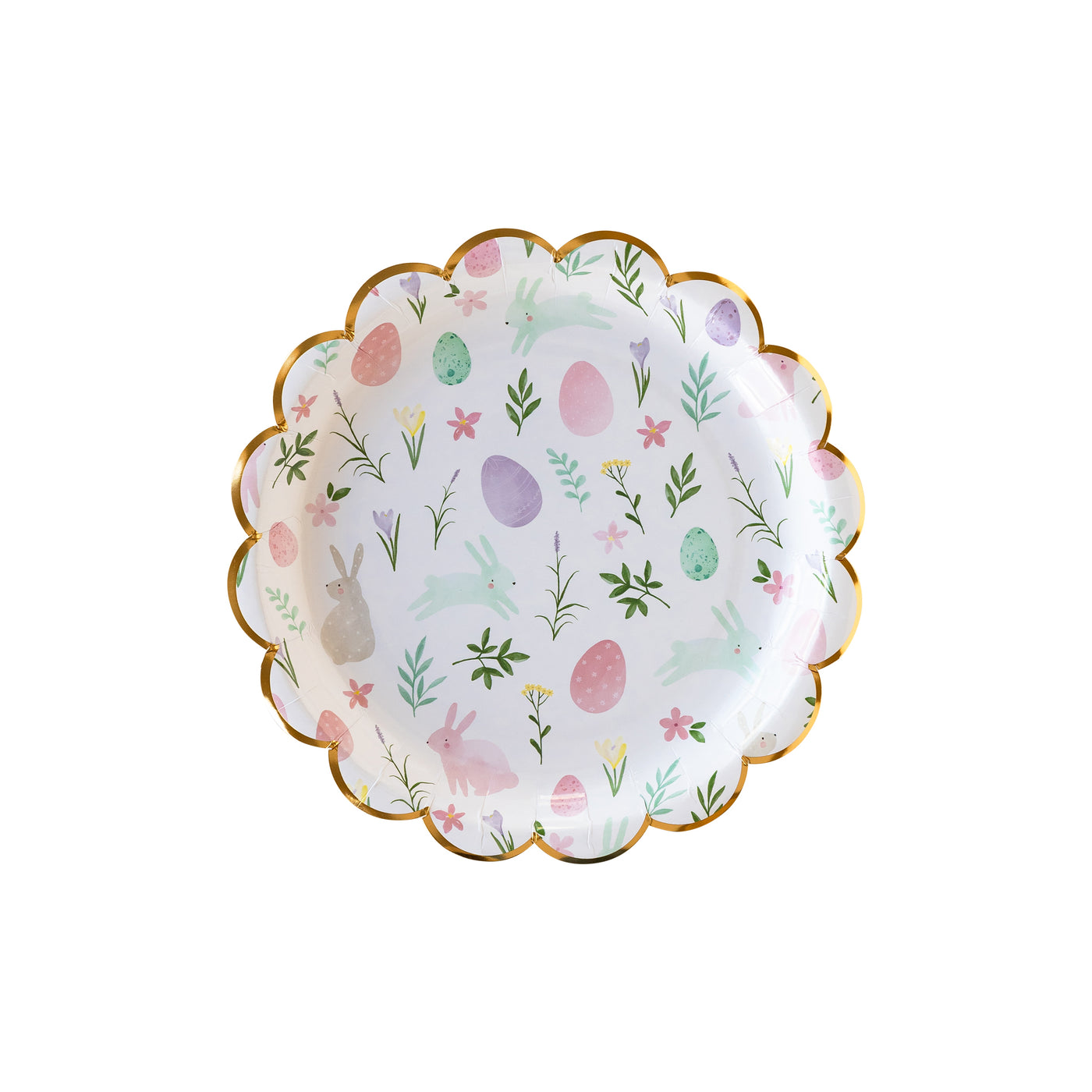 Watercolor Easter Scatter Round 9" Plate