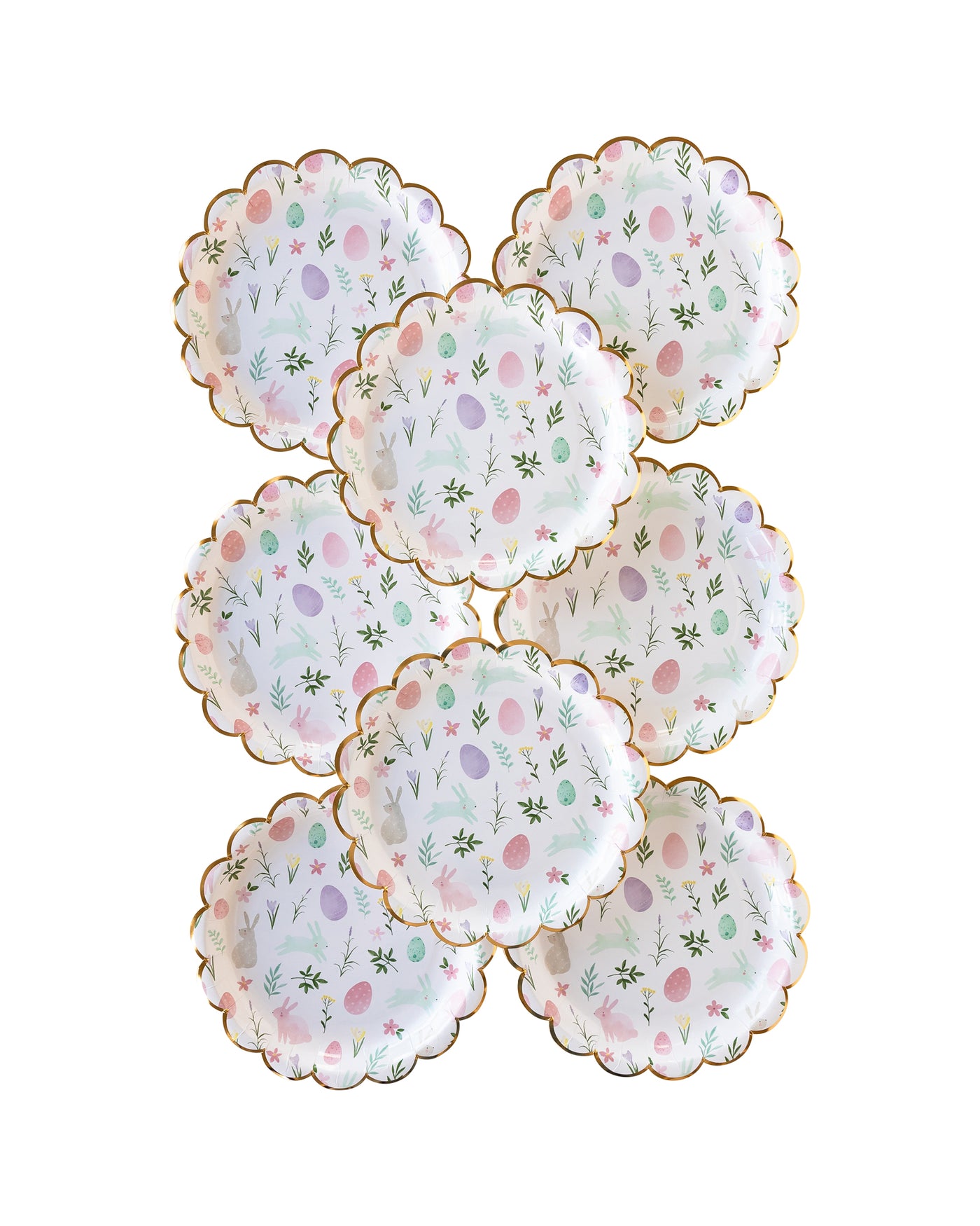 Watercolor Easter Scatter Round 9" Plate
