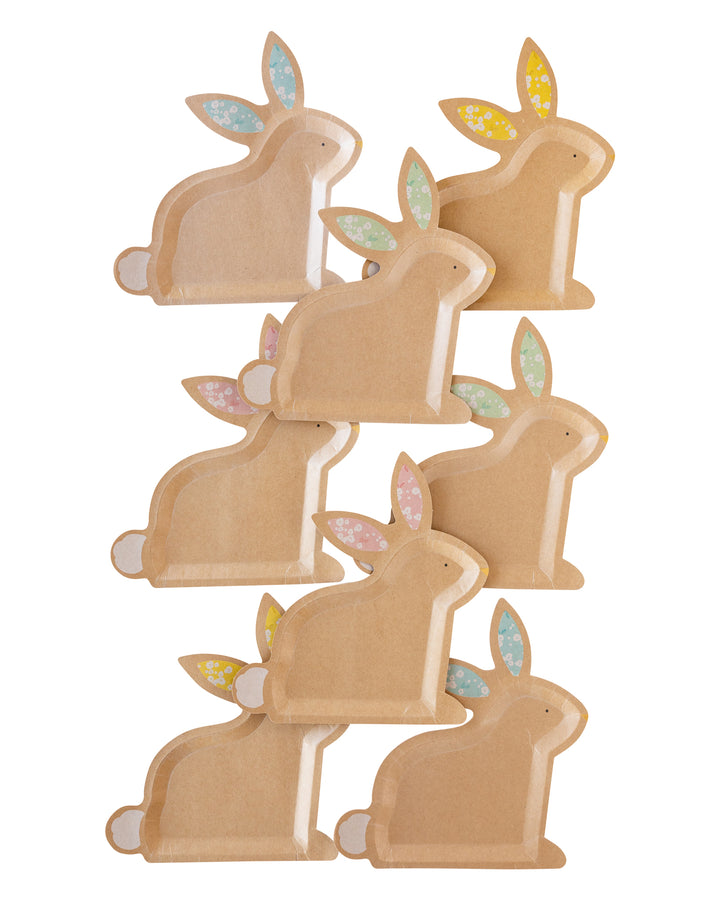 Occasions By Shakira - Kraft Bunny Shaped Plate Set|My Mind's Eye.