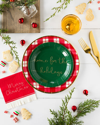 Home for the Holidays 7" Paper Plates