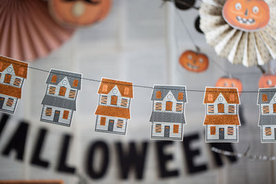 Halloween Haunted House Banner - My Mind's Eye Paper Goods